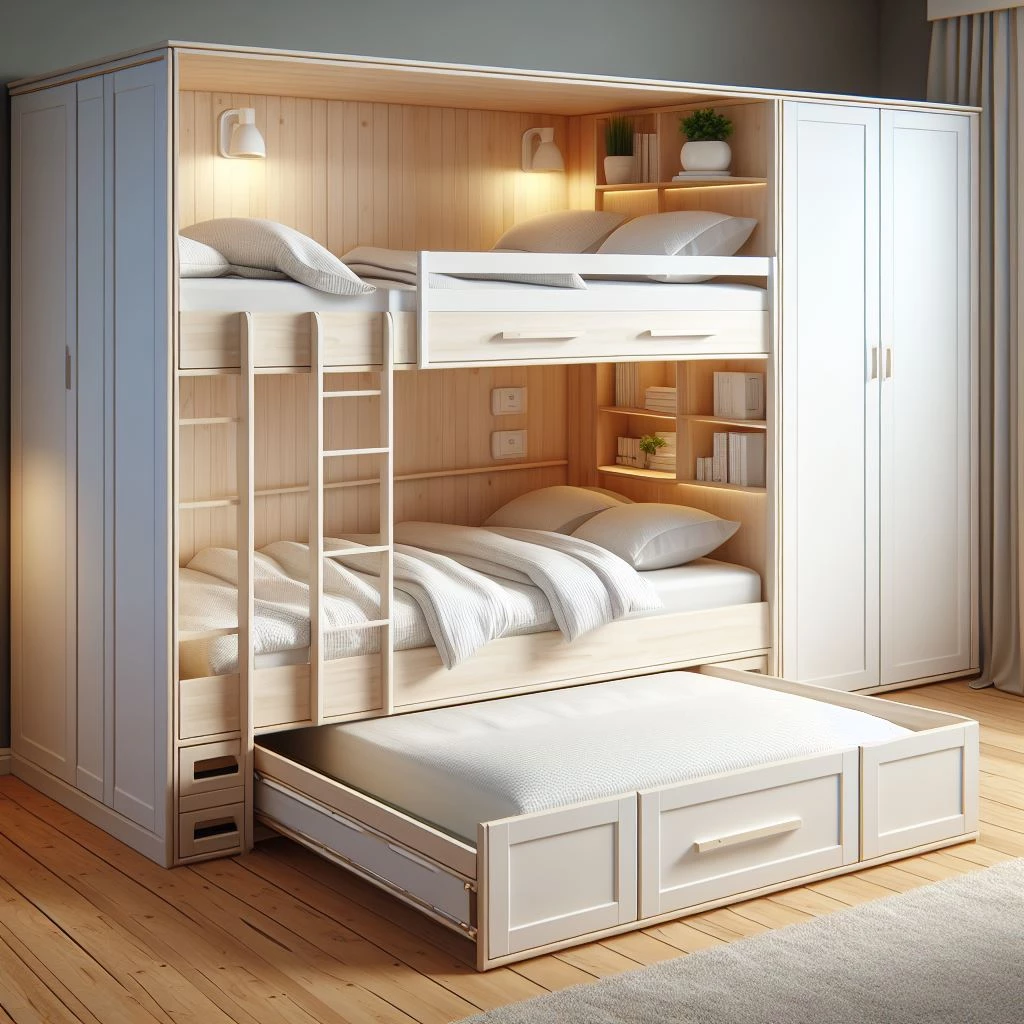 Dlaczego łóżko piętrowe 3 osobowe może być idealnym wyborem dla studentów mieszkających wspólnie?