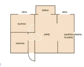 OKAZJA ! kawalerka do aranżacji - mozliwość zabudo | Zdjęcie 2