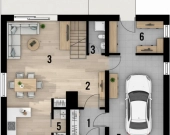 Nowy dom 100 m² | Sucha Górna k. Polkowic | garaż | Zdjęcie 8