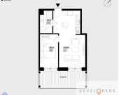 Nowe gotowe 2 pokoje z dużym tarasem 13 mkw | Zdjęcie 1