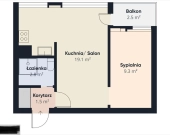 2pok, 35met, Okolice Borowskiej BALKON/PIWNICA/WINDA (Wrocław) | Zdjęcie 5