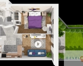 2 pokoje 39 m2 z ogródkiem I miejsce parkingowe | Zdjęcie 5