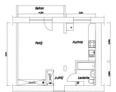 1pok, 33met, Okolice Lelewela BALKON/PIWNICA/PARKING (Wrocław) | Zdjęcie 9