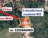 Na sprzedaż atrakcyjna działka budowlana, Czosnow. | Zdjęcie 1