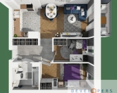 Zachodnie komfortowe 3 pokoje widok na zieleń | Zdjęcie 1