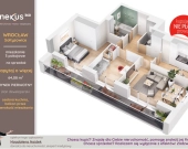 3 pok., duży balkon, miejsce postojowe gratis | Zdjęcie 3