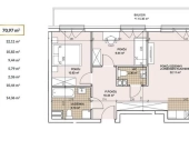 3pok, 71met, Okolice Gnieźnieńskiej TARAS/WINDA/2023 (Wrocław) | Zdjęcie 7