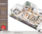 3 pok., duży balkon, miejsce postojowe gratis | Zdjęcie 3