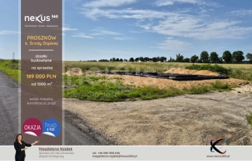 Zdjęcie główne ogłoszenia Działki budowlane przy granicy Środa Śl./Proszków