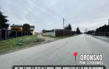 Zdjęcie główne ogłoszenia WZ na dwa budynki | Prąd, woda, kanalizacja | Pros