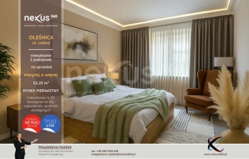 Zdjęcie główne ogłoszenia Duże, 2 pokojowe mieszkanie z mega salonem