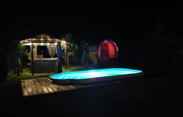 Zdjęcie główne ogłoszenia Dom na Mazurach z domowym SPA  sauna, balia z jacuzzi, basen, kajaki nad jeziorem