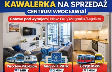 Zdjęcie główne ogłoszenia 2pok, 40met, okolice Śrubowej BALKON/KOMÓRKA/WINDA (Wrocław)