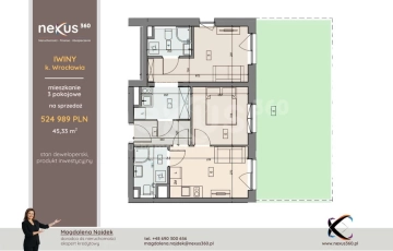 Zdjęcie główne ogłoszenia Mieszkanie 3 pokojowe z ogródkiem