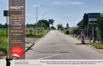 Zdjęcie główne ogłoszenia Działki budowlane przy granicy Środa Śl./Proszków