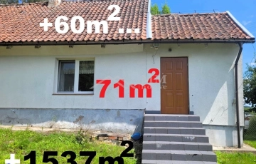 Zdjęcie główne ogłoszenia Pół bliźniaka 71m2 + ładna działka 1500m2