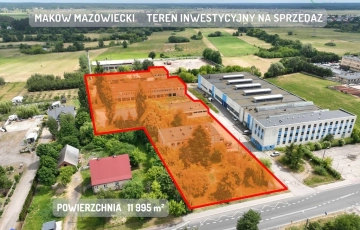 Zdjęcie główne ogłoszenia Teren inwestycyjny miasto Maków Mazowiecki.