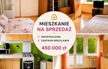 Zdjęcie główne ogłoszenia 2pok, 40met, okolice Czarnieckiego LOGGIA/PIWNICA (Wrocław)