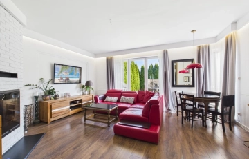 Zdjęcie główne ogłoszenia Mieszkanie dwupoziomowe z dużym ogrodem| kominek