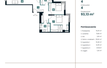 Zdjęcie główne ogłoszenia Apartament na sprzedaż 4-pokoje, Świnoujście, 93,13 m2, 1 406 263,00 zł
