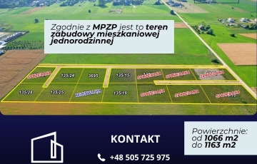 Zdjęcie główne ogłoszenia Działki budowlane z MPZP w świetnej lokalizacji i cenie