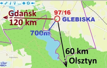 Zdjęcie główne ogłoszenia Działka rekreacyjna k. jeziora na Warmii, 1085m2