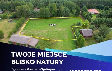Zdjęcie główne ogłoszenia Twoje miejsce blisko natury - działka 3466 m