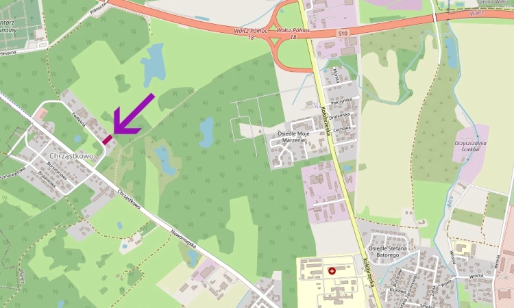 Działka budowlana na sprzedaż Wałcz Chrząstkowo - 1500 m2 bez pośrednika | Zdjęcie główne