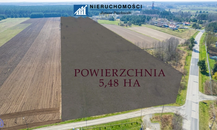 działka przemysłowa 5,48ha, Sobin | Zdjęcie główne