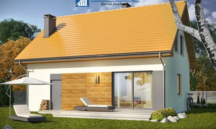 Nowy dom 100 m² | Sucha Górna k. Polkowic | garaż | Zdjęcie główne