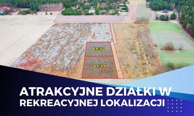 Działki letniskowe - 1 km od jeziora, 2 km od rzeki | Zdjęcie główne