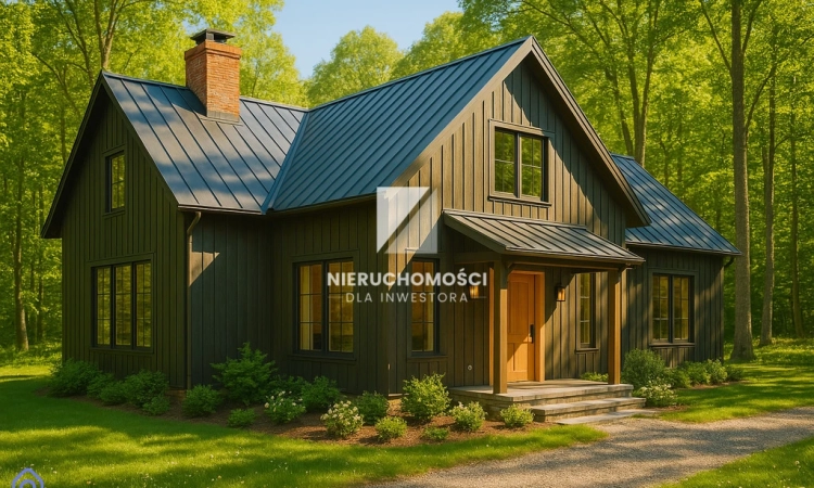 Działka budowlana otoczona lasem w pobliżu jeziora | Zdjęcie główne