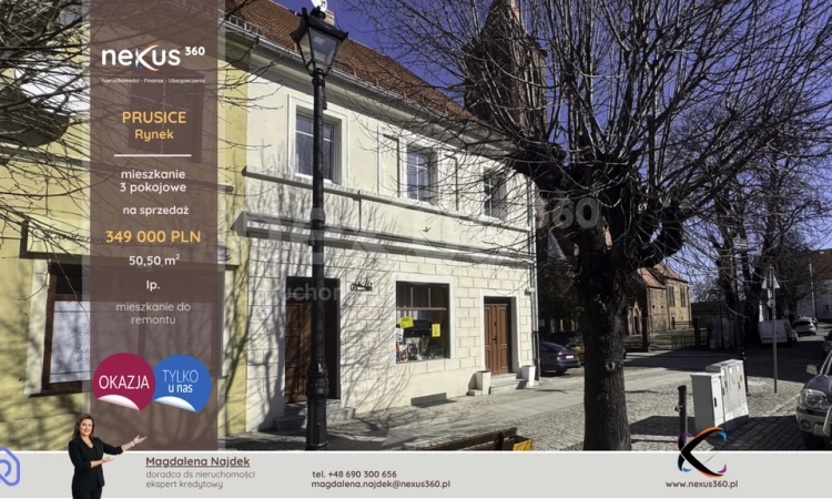 3‑pokojowe mieszkanie 50,5 m² z garażem Rynek | Zdjęcie główne