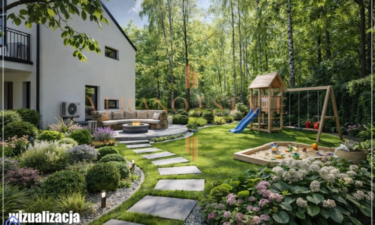 Nowoczesny bliźniak w zielonej enklawie | 5 pokoi | Zdjęcie główne