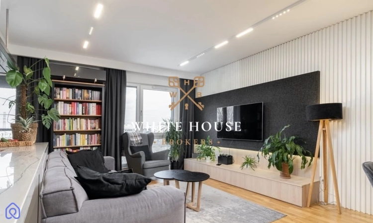 Widok na Wisłę, 4 pokoje, 2 balkony | Zdjęcie główne