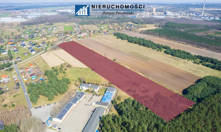 działka przemysłowa 5,48ha, Sobin/Polkowice | Zdjęcie główne