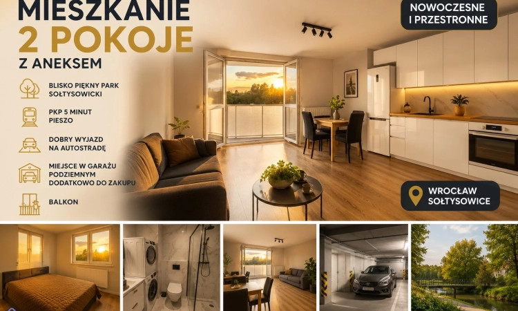 2pok, 37met, Okolice Strzeleckiej BALKON/KOMÓRKA/GARAŻ (Wrocław) | Zdjęcie główne