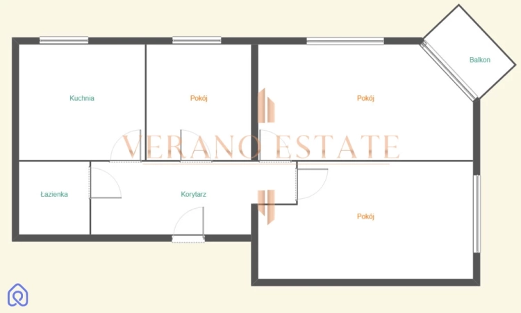 Przestronne 55m2 | niski czynsz | 3 pokoje | Zdjęcie główne