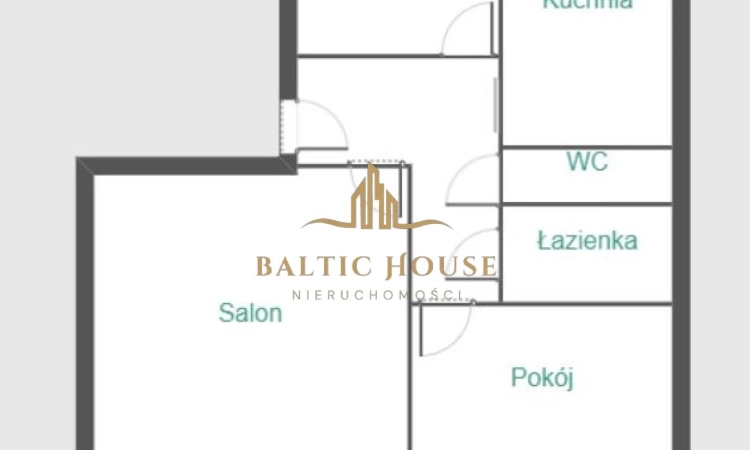 Jasne 3 pokoje Balkon Piwnica Gdynia Obłuże | Zdjęcie główne