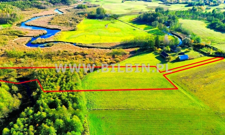 Działka z linią brzegową do rzeki Żubrówka ! | Zdjęcie główne