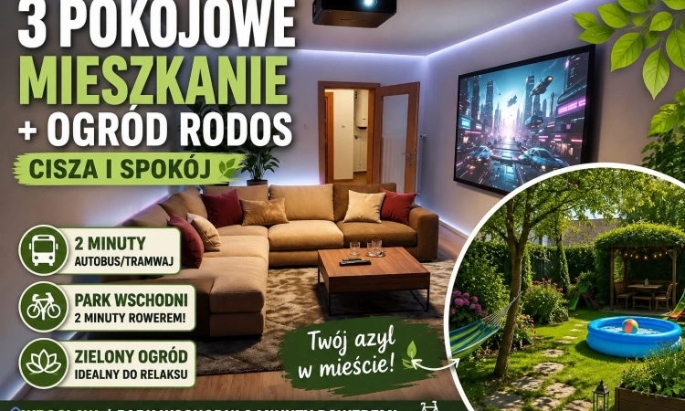 3pok, 49met, okolice Gliwickiej ROZKŁAD/PIWNICA/OGRÓD (Wrocław) | Zdjęcie główne
