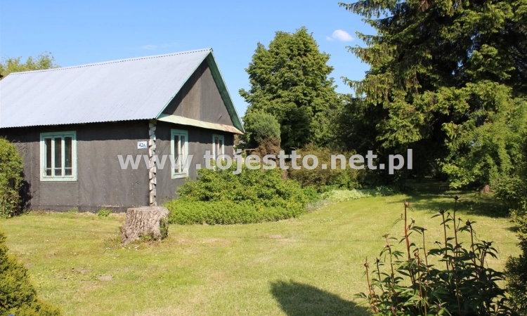 GRÓDEK, działka zabudowana 1700m2, dom + budynki | Zdjęcie główne