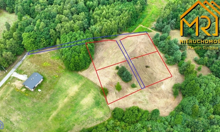 Kompleks 4 działek budowlanych w Pogórskiej Woli | Zdjęcie główne