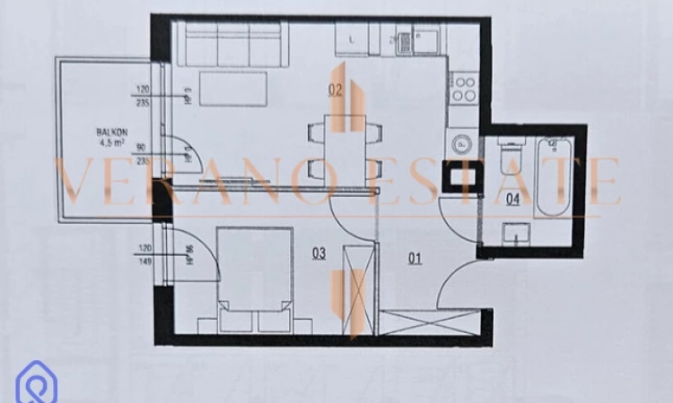 Ostatnie! | 2 pokojowe mieszkanie z balkonem | Zdjęcie główne