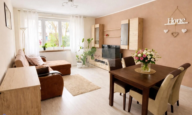 Mieszkanie 45 m² | 2 pokoje | centrum | po remoncie, parter, Brzeg | Zdjęcie główne