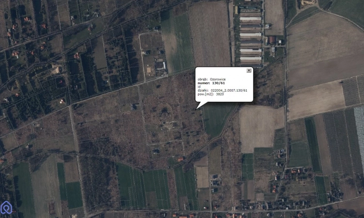Działka Budowlana (3820 m2) ul. Sportowa (Ozorowice) | Zdjęcie główne