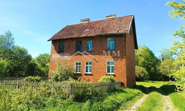 DUŻY dom na Warmii k. JEZIORA, cicha okolica | Zdjęcie główne