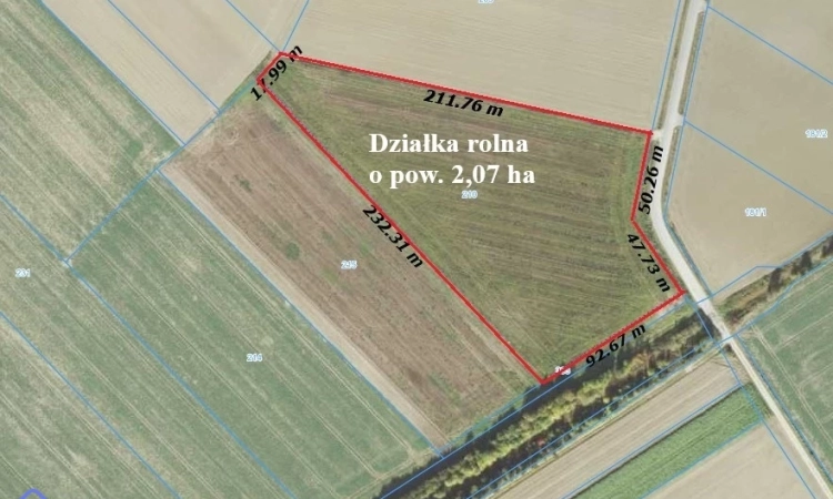 Atrakcyjna działka rolna 2,07 ha, Bukowa Śląska | Zdjęcie główne