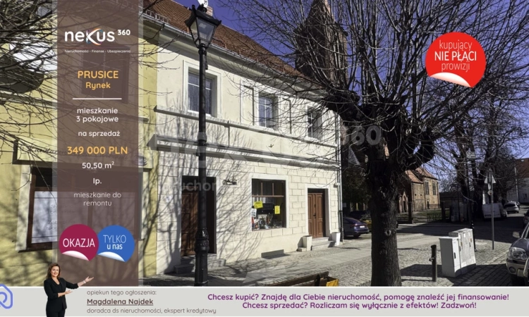 3‑pokojowe mieszkanie 50,5 m² z garażem Rynek | Zdjęcie główne
