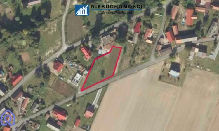 Działka budowlana 1656 m2 | Koźlice gm. Gaworzyce | Zdjęcie główne